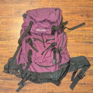 Vintage Spalding Hiking Mountaineer Hiking Backpack With Back Support